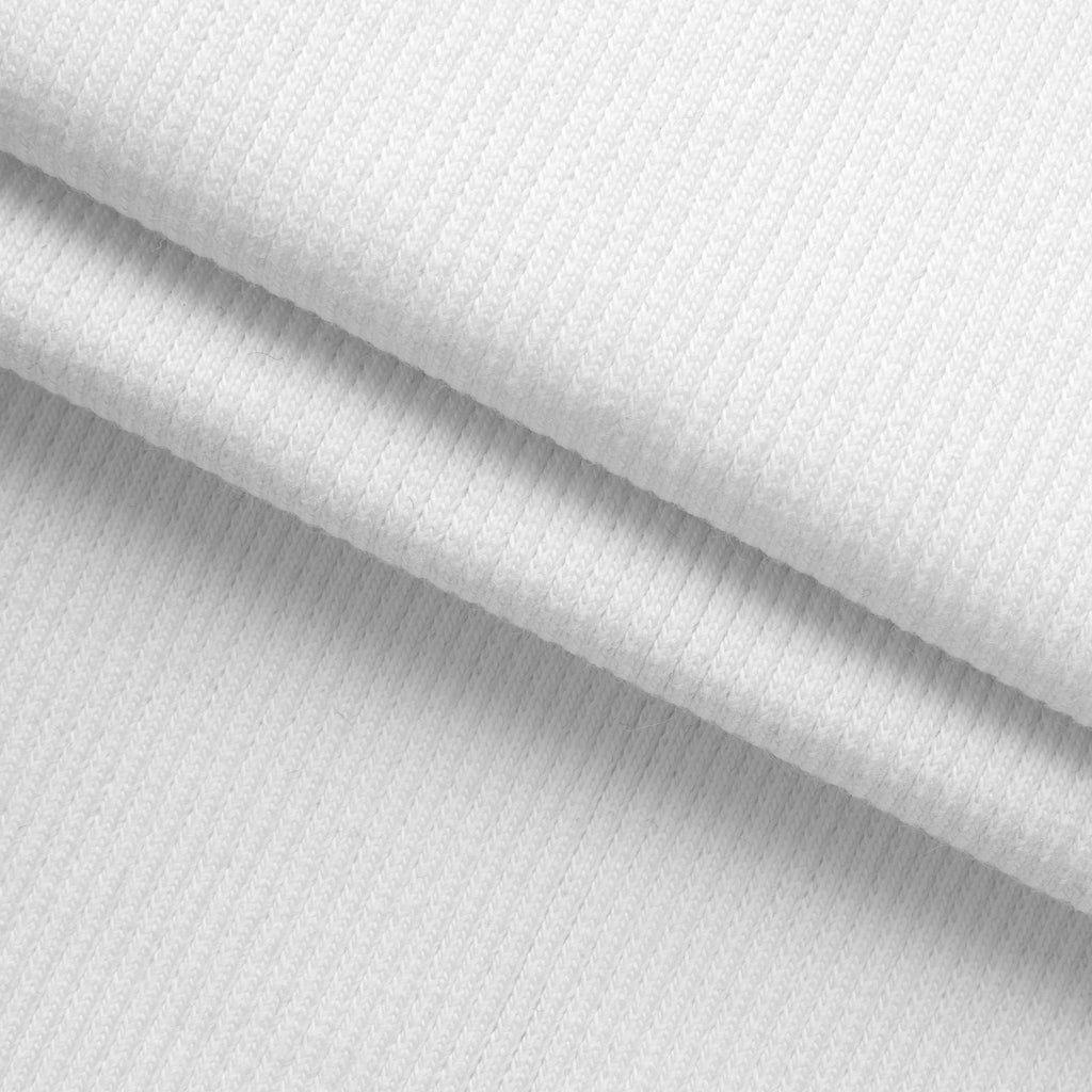 Ściągacz prążkowany 2x1 350 g/m² - ciepła biel