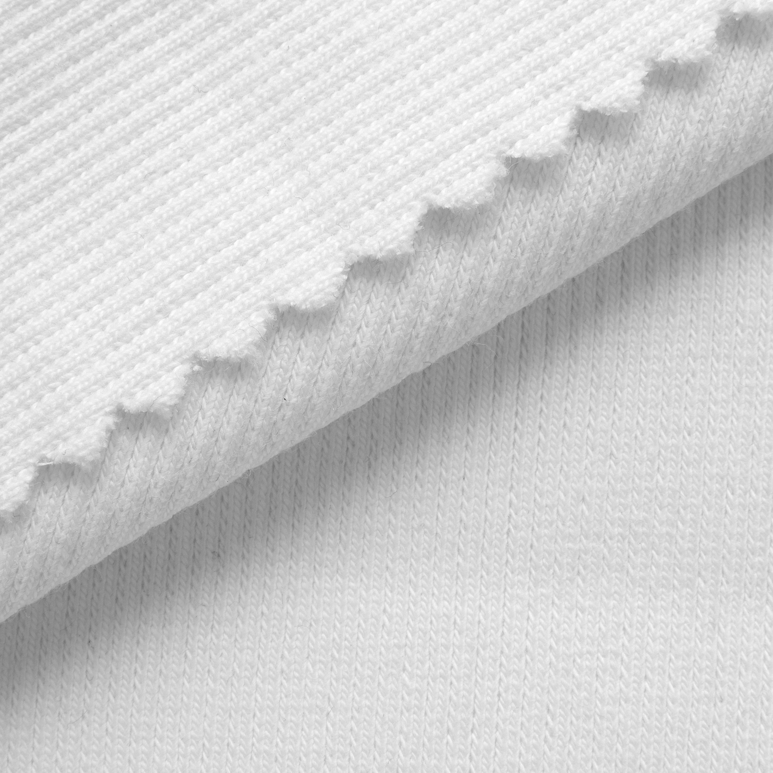 Ściągacz prążkowany 2x1 350 g/m² - ciepła biel