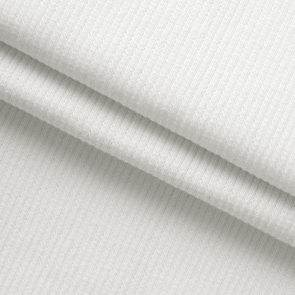 Ściągacz prążkowany 2x1 350 g/m² - śnieżna biel