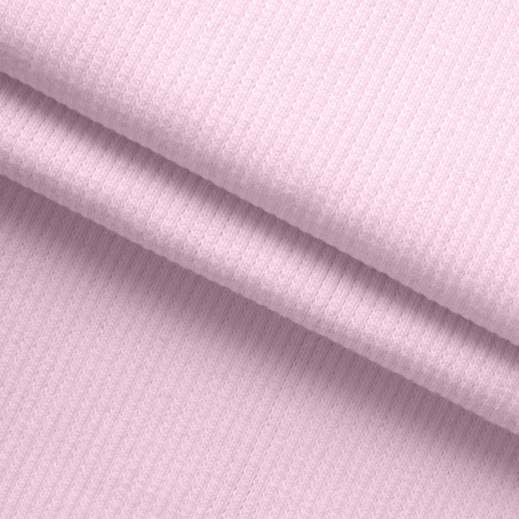 Ściągacz prążkowany 2x1 350 g/m² - pudrowy róż