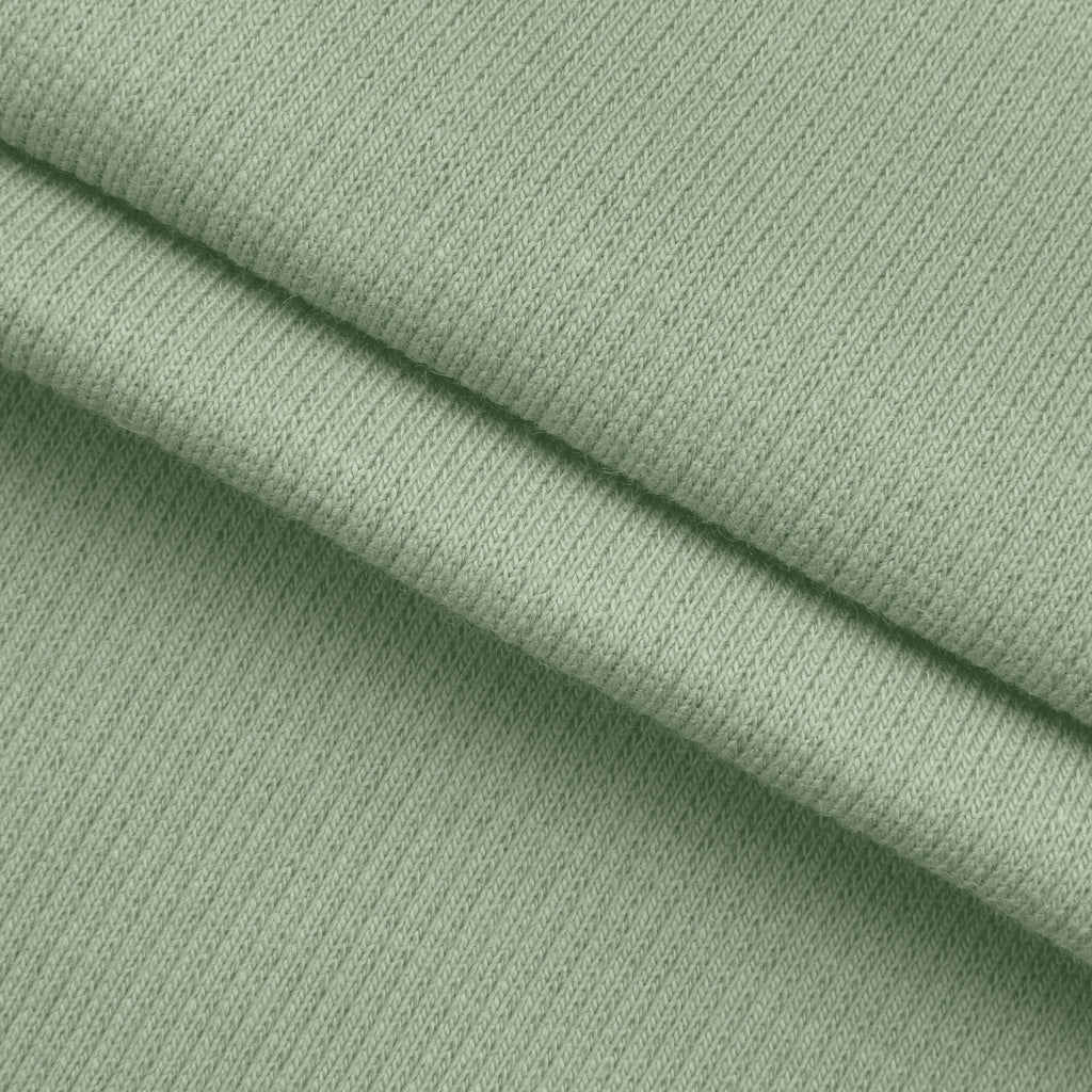 Ściągacz prążkowany 2x1 350 g/m² - szarozielony