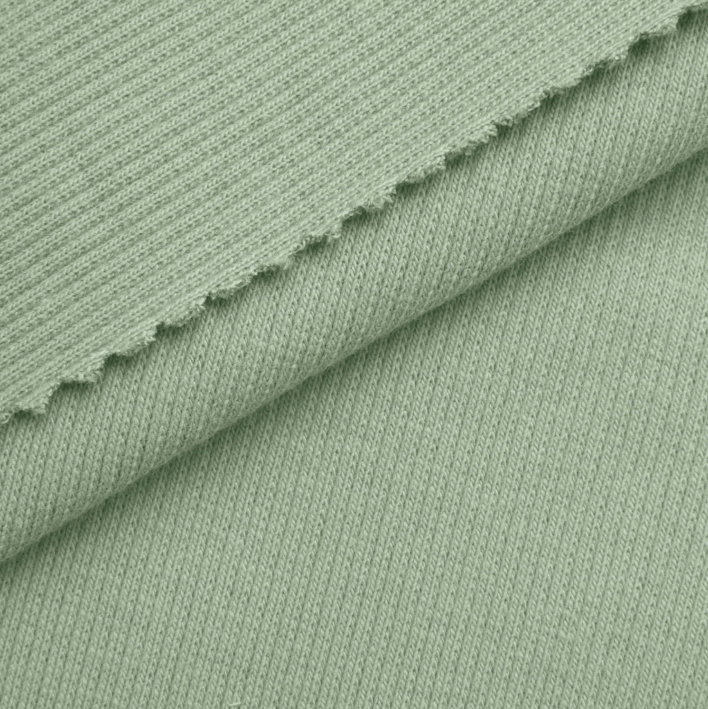 Ściągacz prążkowany 2x1 350 g/m² - szarozielony