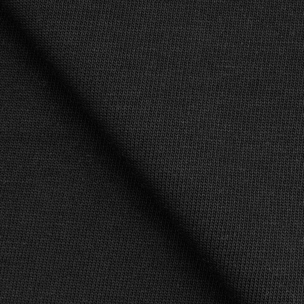 SINGLE JERSEY BAWEŁNIANY GRUBY - CZARNY - 230 G/M2