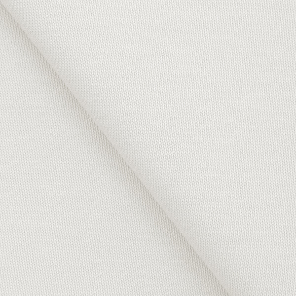 SINGLE JERSEY BAWEŁNIANY GRUBY - ŚNIEŻNA BIEL - 230 G/M2