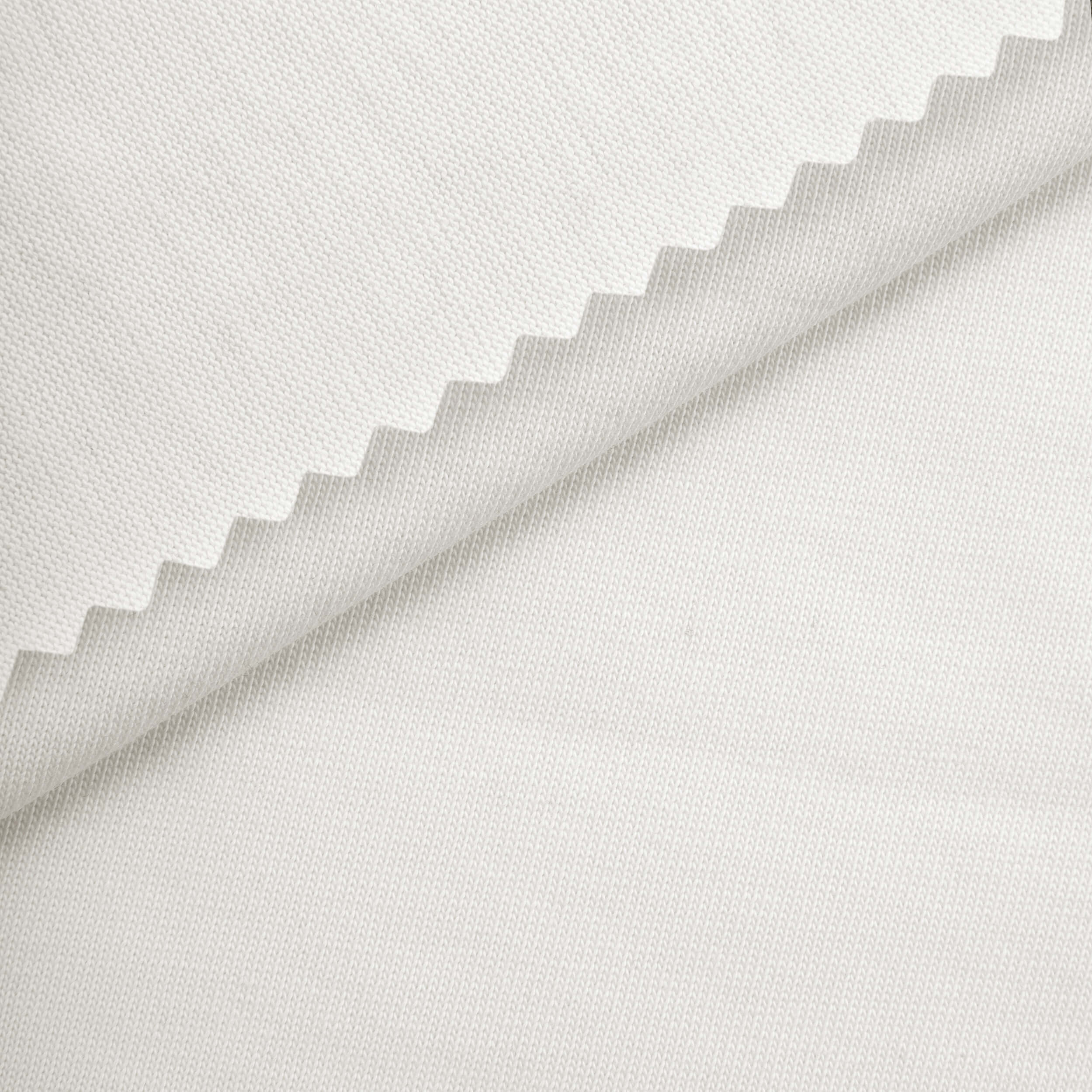Dzianina single jersey 230 g/m² - śnieżna biel