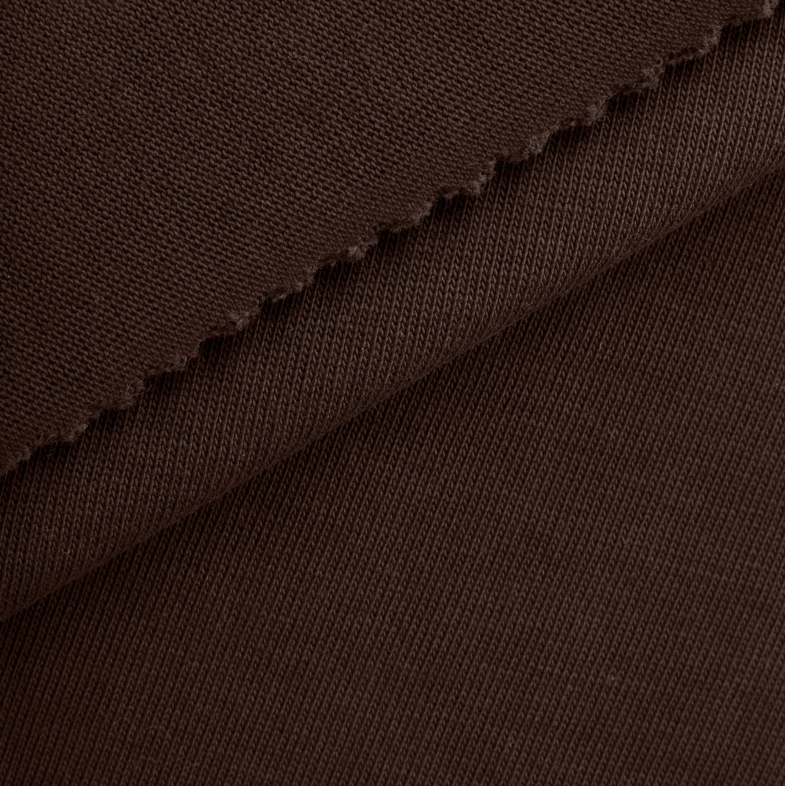 Dzianina single jersey 230 g/m² - kawowy brąz
