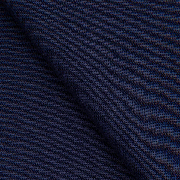 SINGLE JERSEY BAWEŁNIANY GRUBY - GRANATOWY - 230 G/M2