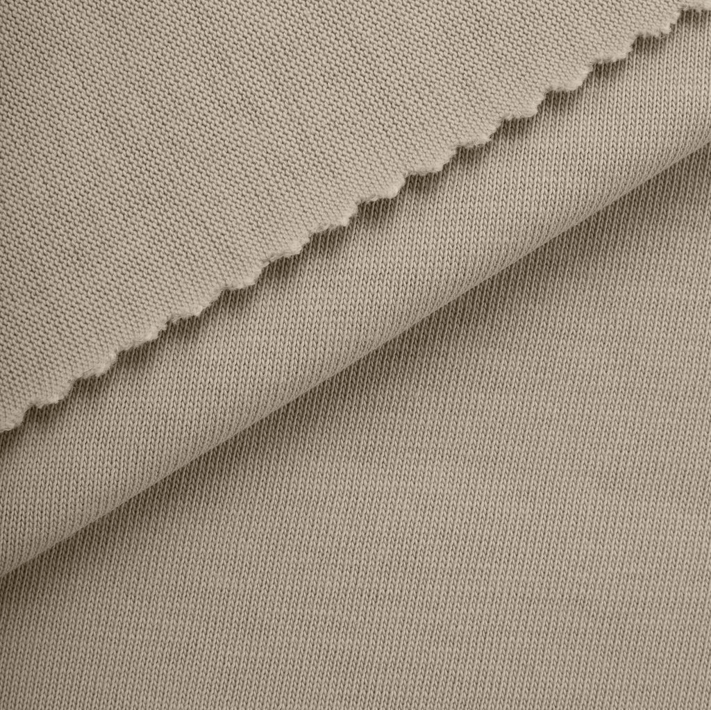 Dzianina single jersey 230 g/m² - szarobeżowy taupe