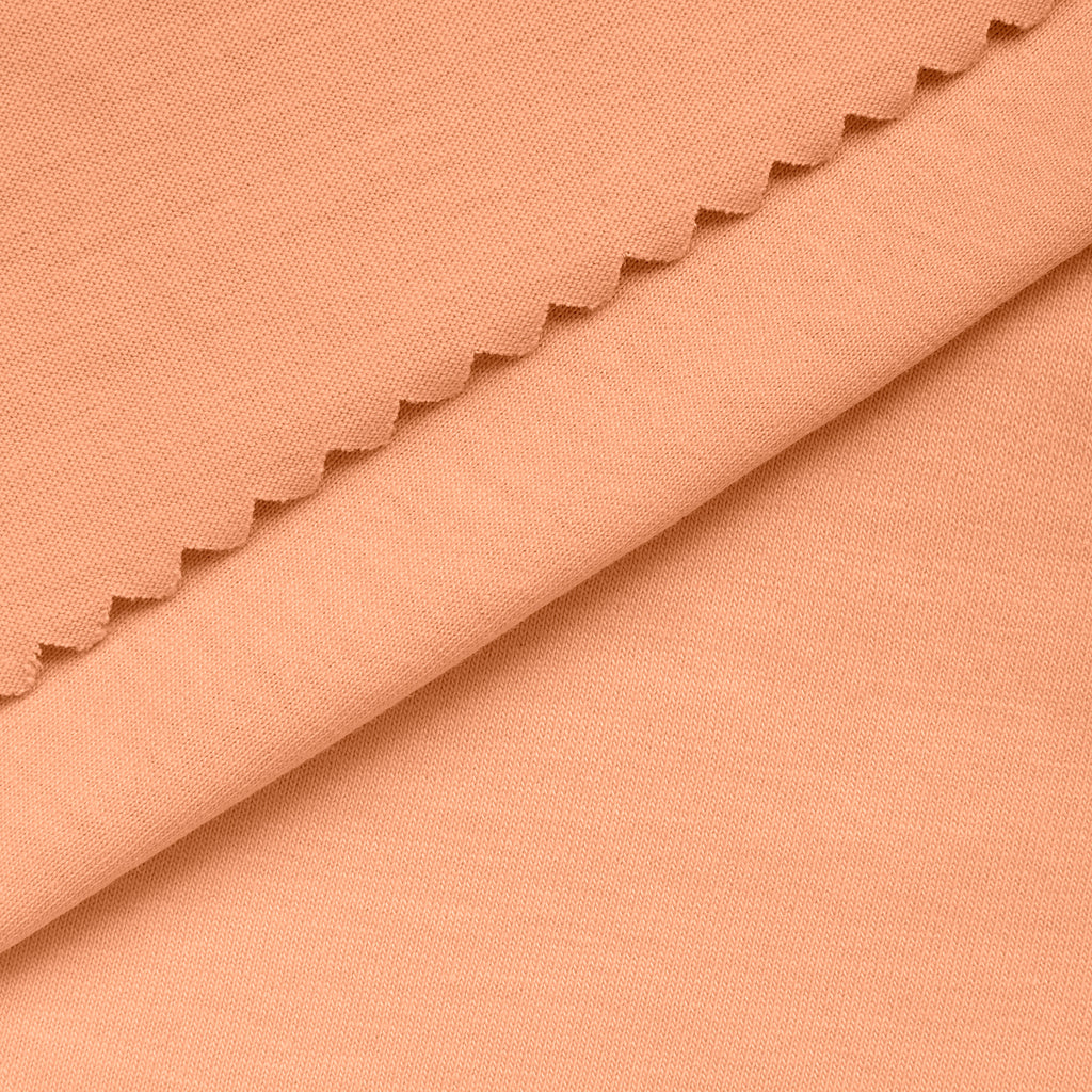 Dzianina single jersey 140 g/m² - morelowy