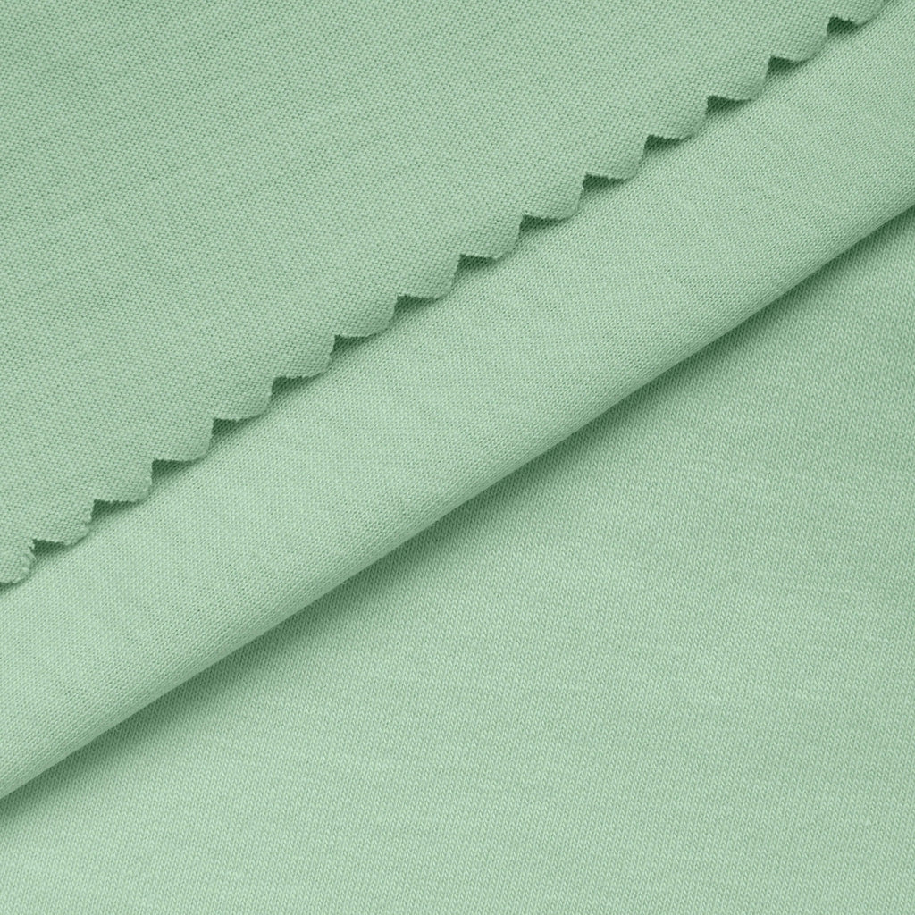 Dzianina single jersey 140 g/m² - morski błękit