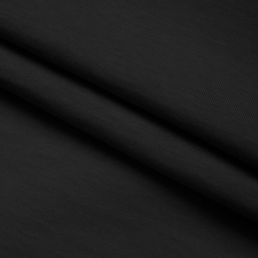 Dzianina single jersey 140 g/m² - czarny