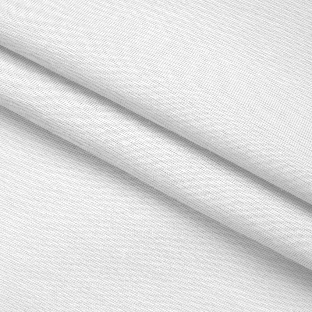 Dzianina single jersey 140 g/m² - ciepła biel