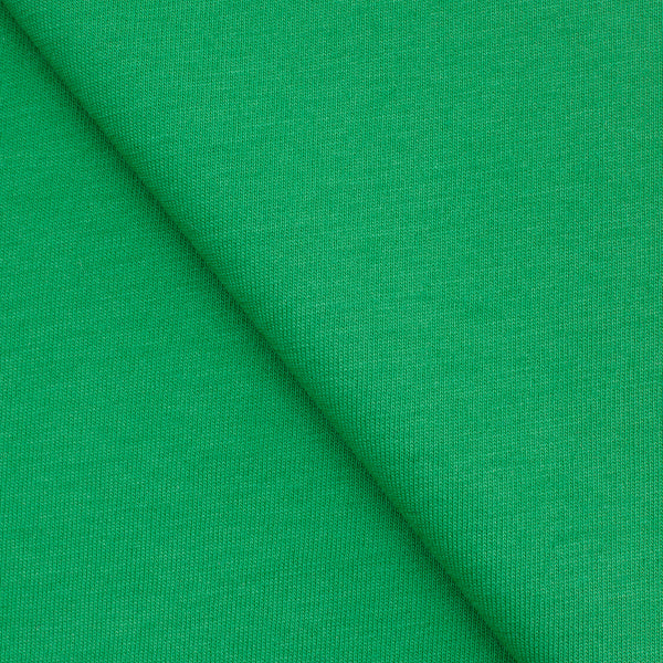 SINGLE JERSEY BAWEŁNIANY CIENKI - JASKRAWA ZIELEŃ - 140 G/M2