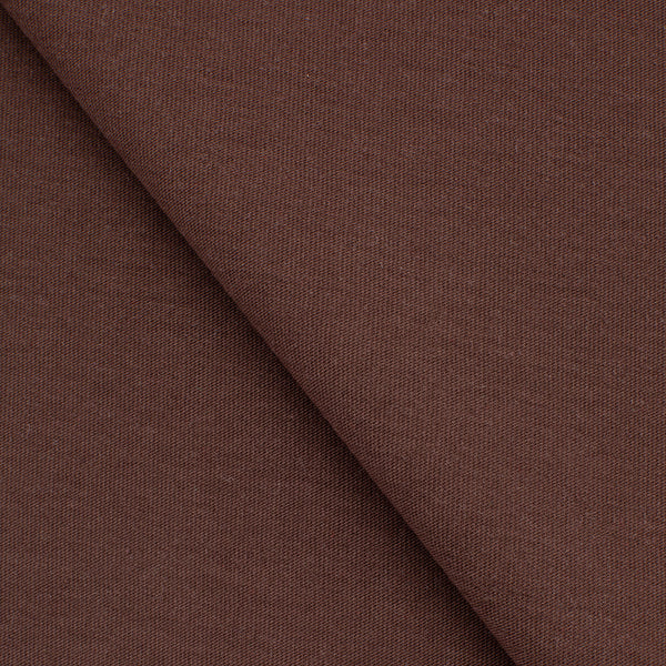 SINGLE JERSEY BAWEŁNIANY CIENKI - KAWOWY BRĄZ - 140 G/M2
