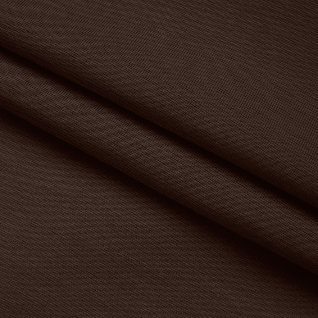 Dzianina single jersey 140 g/m² - kawowy brąz