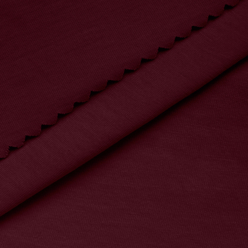 Dzianina single jersey 140 g/m² - bordowo-brązowy