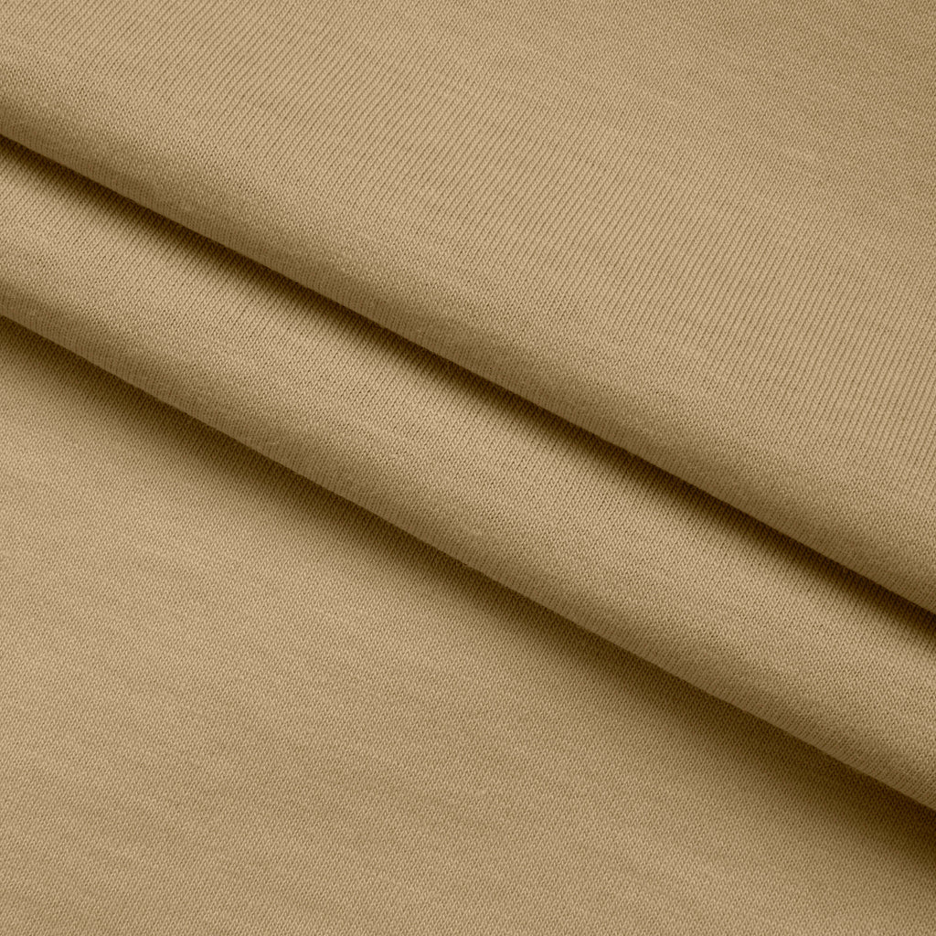 Dzianina single jersey 140 g/m² - kremowy - szer. 170 cm