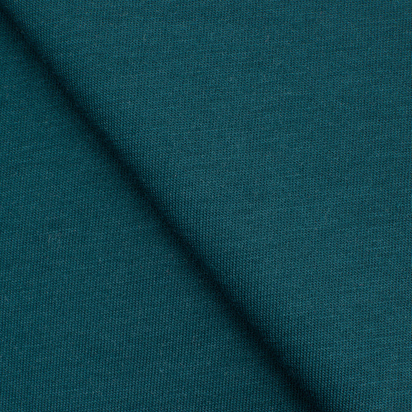 SINGLE JERSEY BAWEŁNIANY CIENKI - CIEMNY MORSKI - 140 G/M2