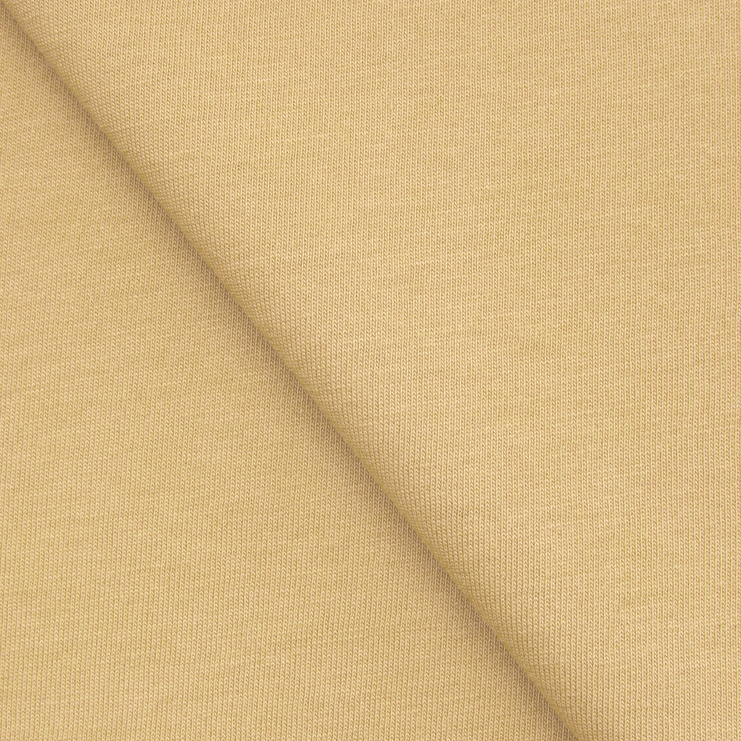 Dzianina single jersey 140 g/m2 - kremowy - szer. 170 cm