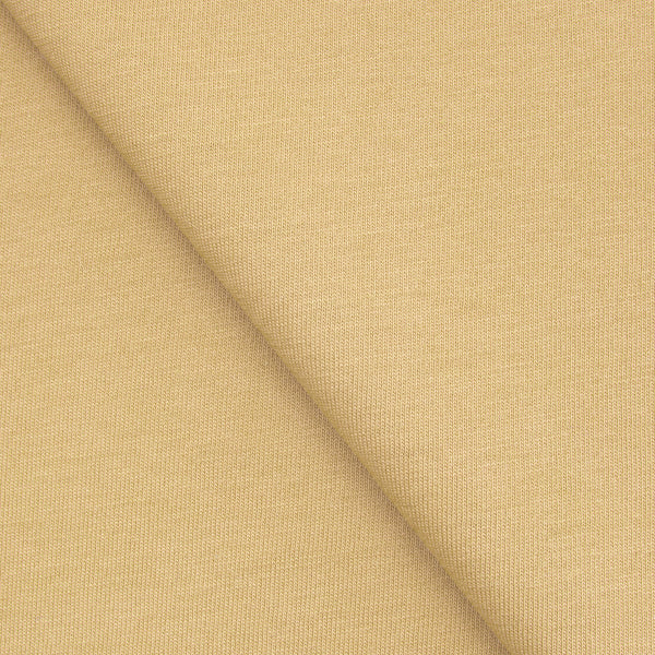 SINGLE JERSEY BAWEŁNIANY CIENKI - KREMOWY - 140 G/M2