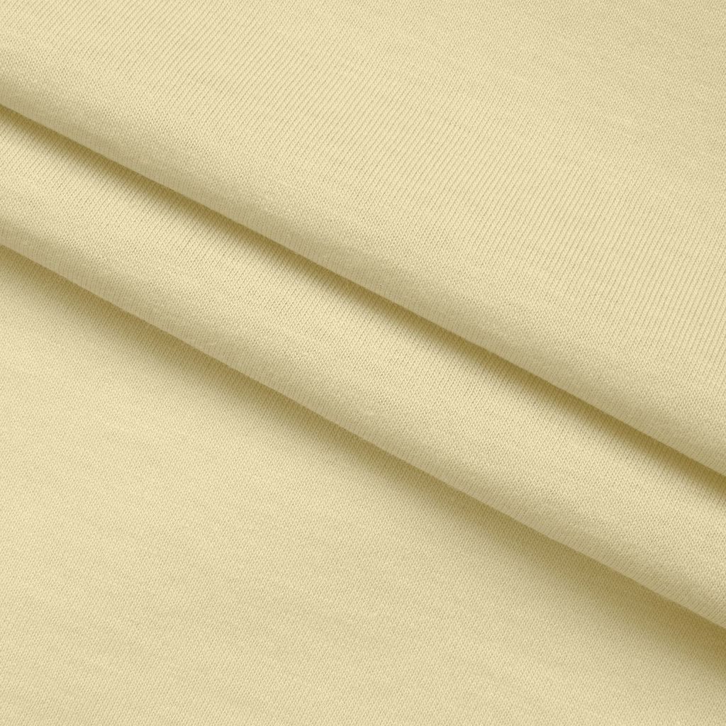 Dzianina single jersey 140 g/m² - kremowy - szer. 170 cm