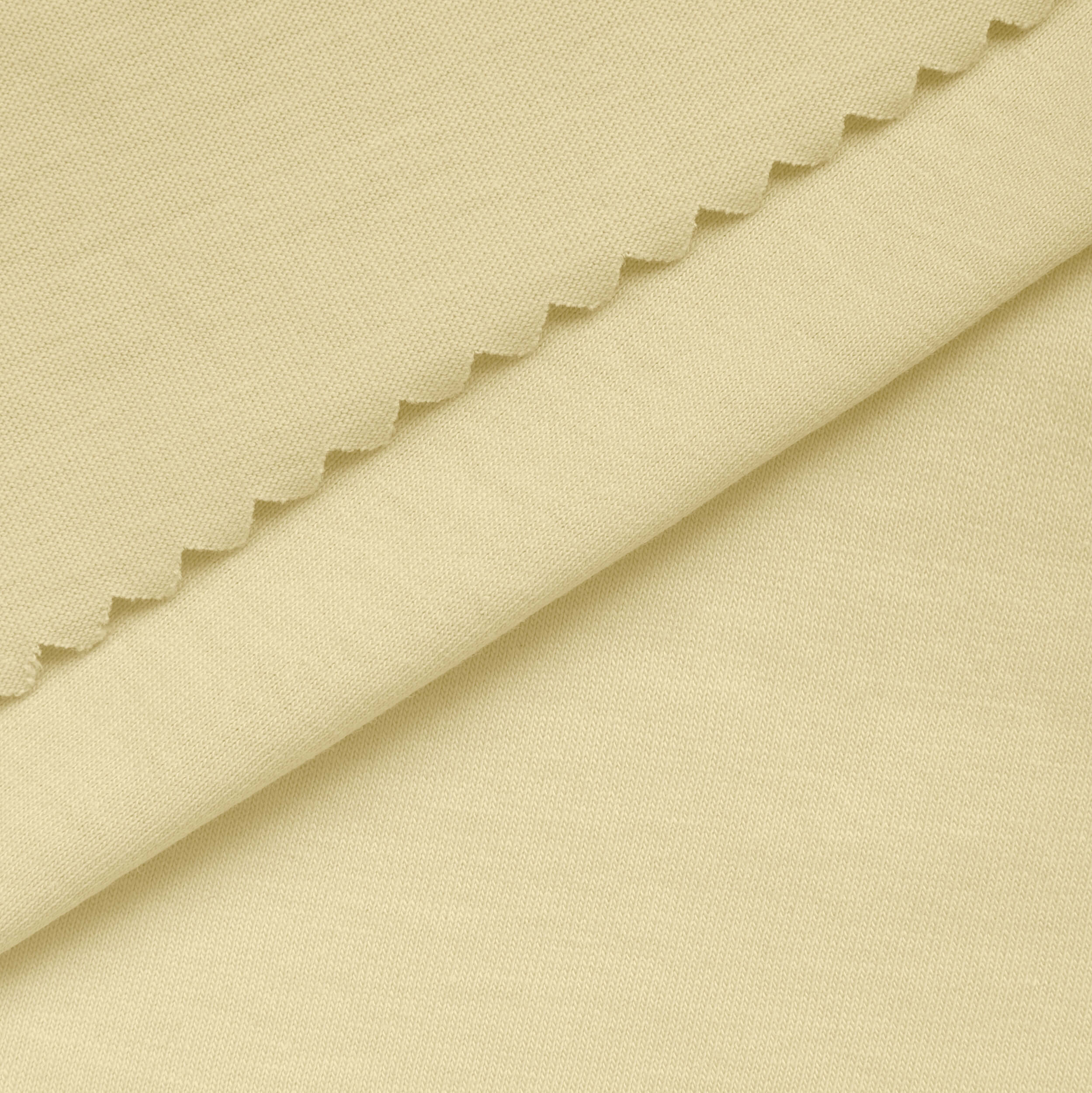 Dzianina single jersey 140 g/m² - kremowy - szer. 170 cm