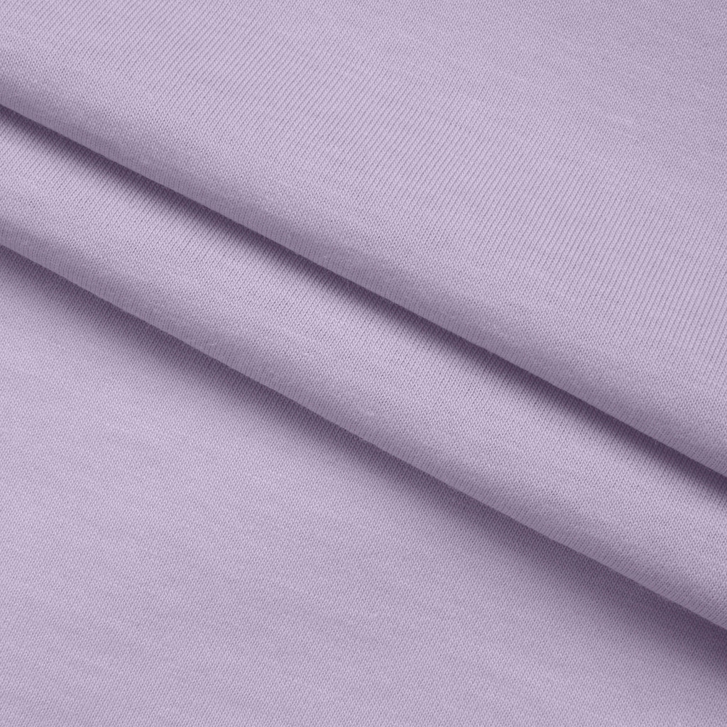 Dzianina single jersey 140 g/m² - pastelowy lila
