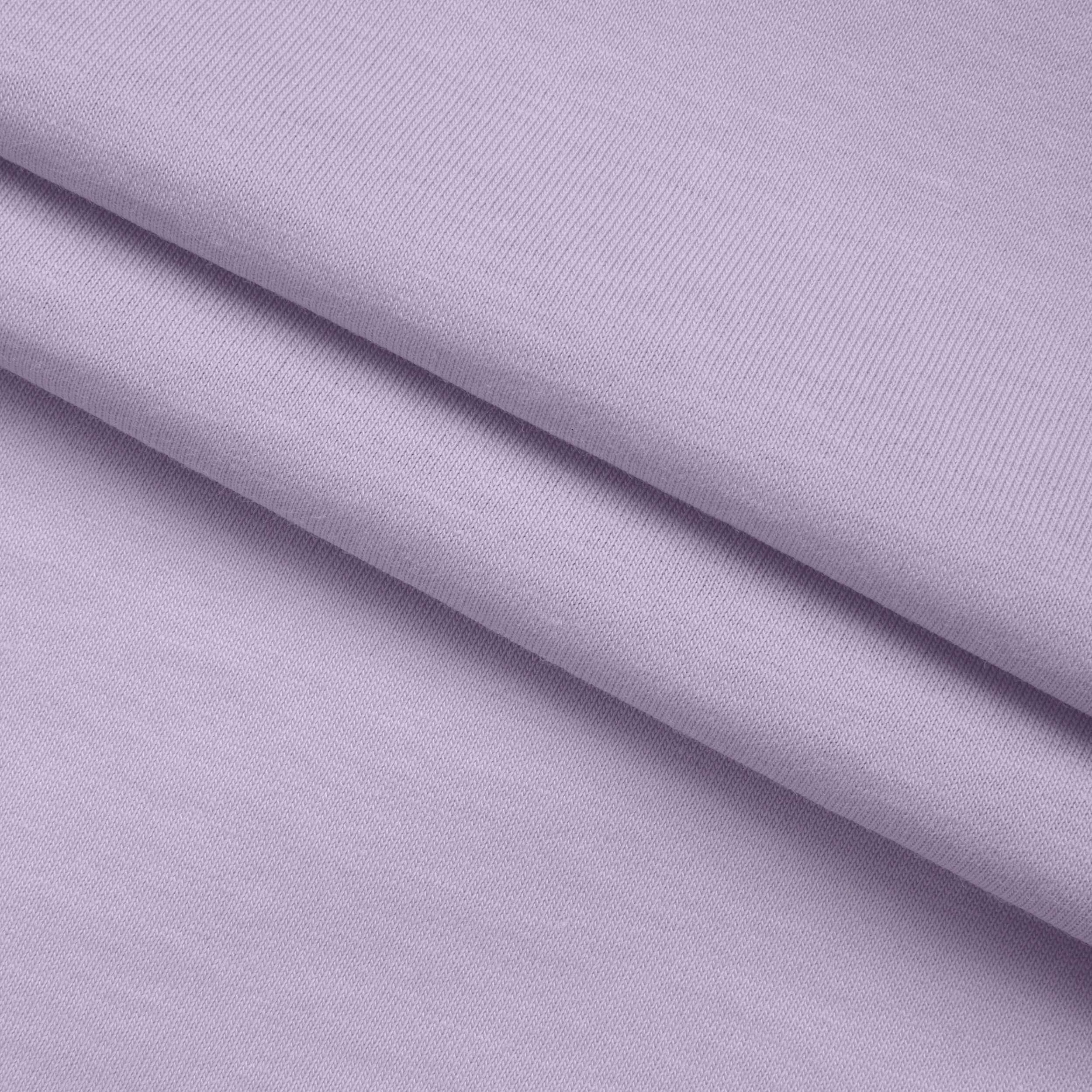 Dzianina single jersey 140 g/m² - pastelowy lila