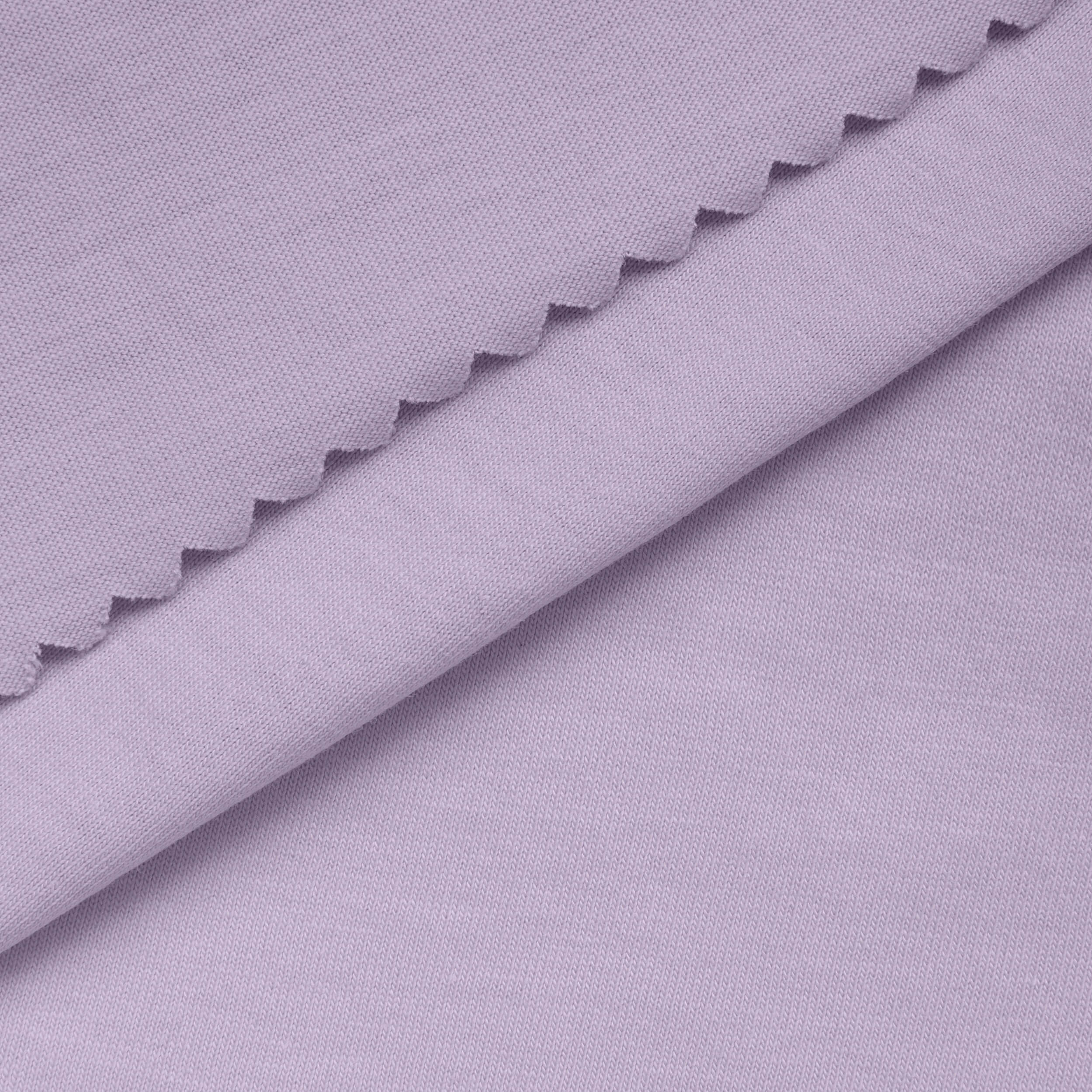 Dzianina single jersey 140 g/m² - pastelowy lila