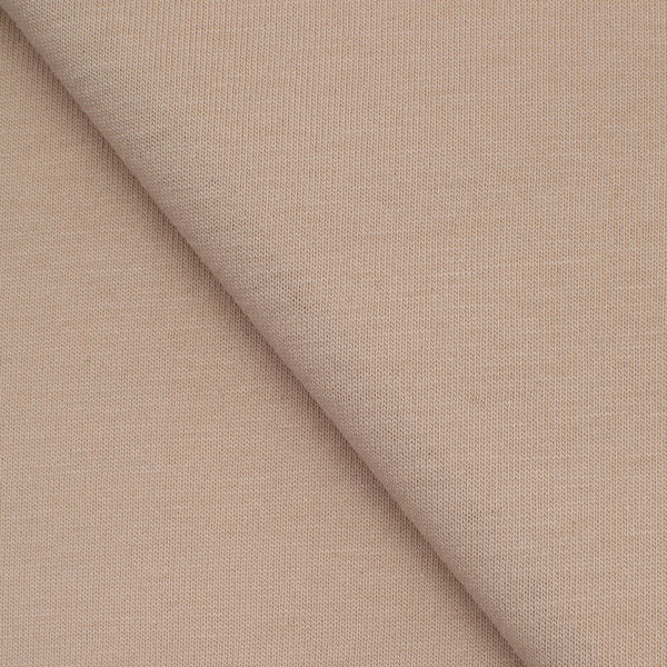 SINGLE JERSEY BAWEŁNIANY CIENKI - SZAROBEŻOWY TAUPE - 140 G/M2