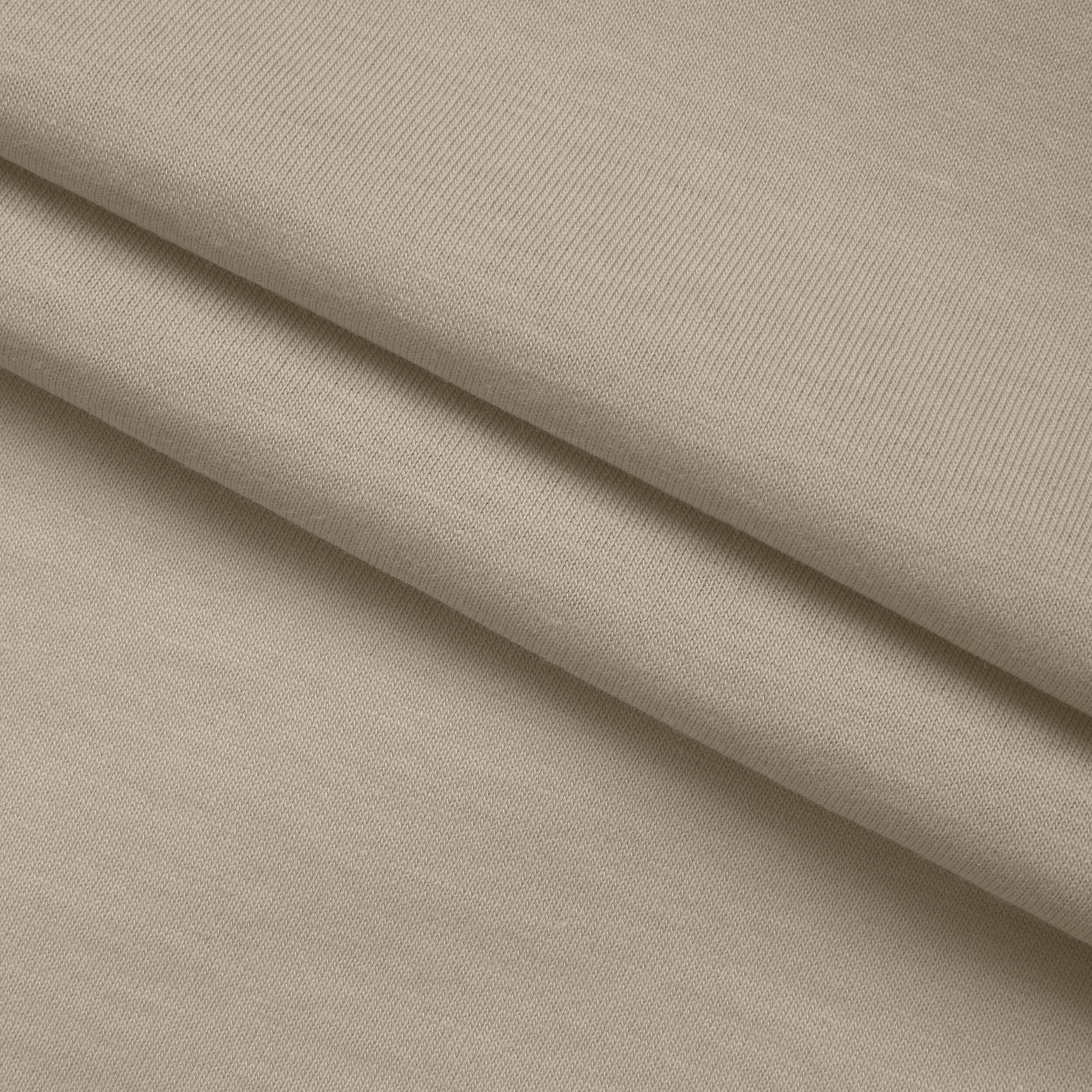 SINGLE JERSEY BAWEŁNIANY CIENKI - SZAROBEŻOWY TAUPE - 140 G/M2 Drugie zdjęcie produktu