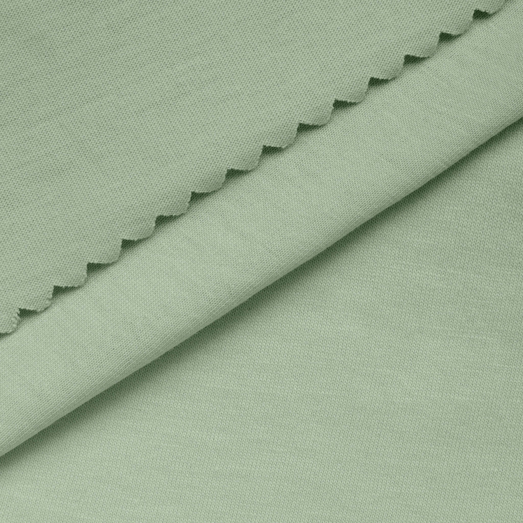 Dzianina single jersey 140 g/m² - szarozielony