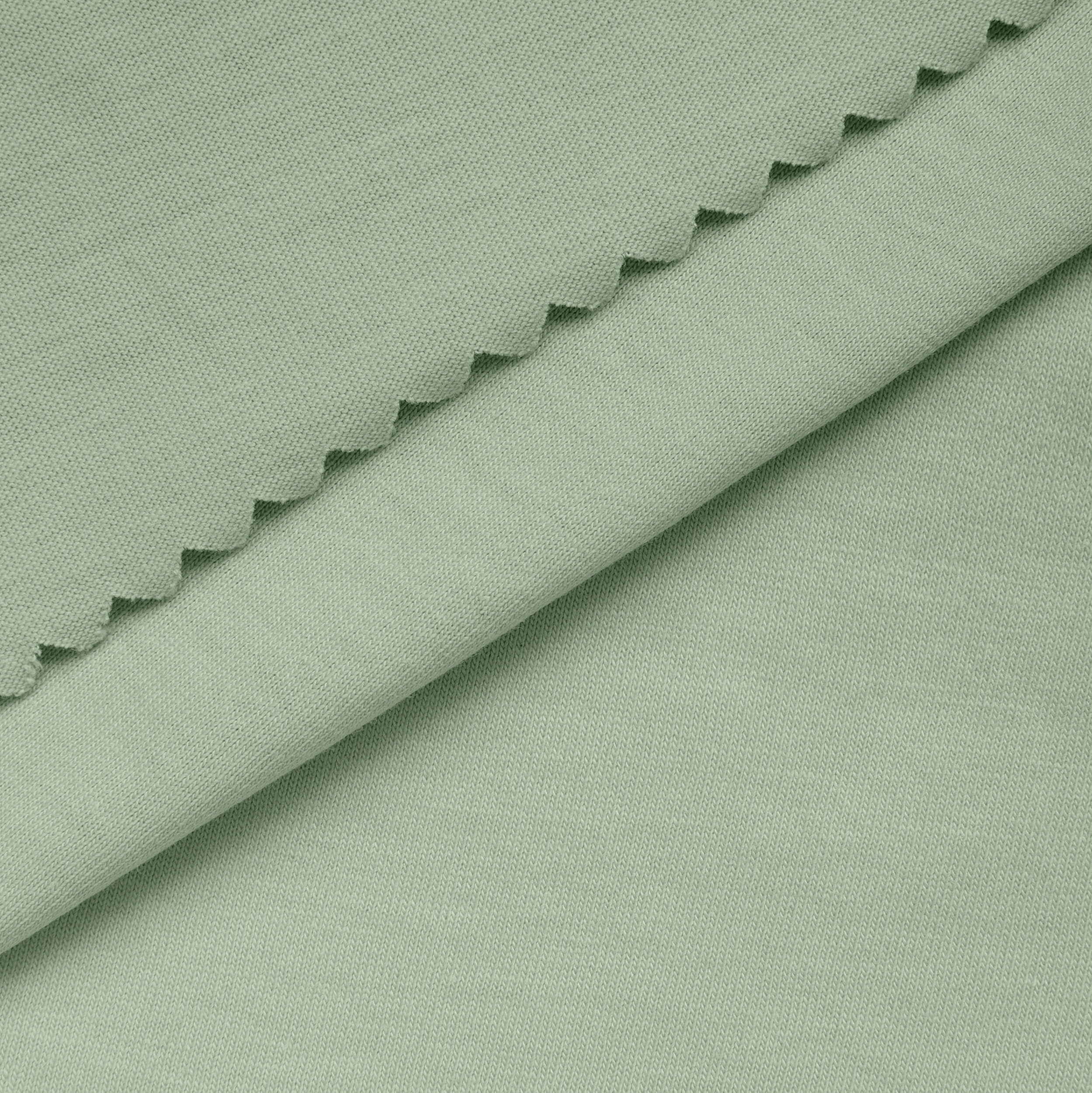 Dzianina single jersey 140 g/m² - szarozielony