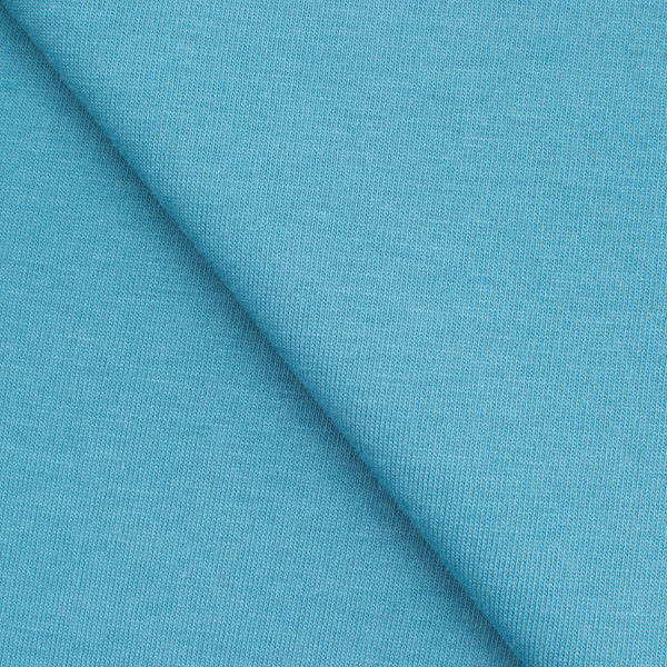 SINGLE JERSEY BAWEŁNIANY CIENKI - STALOWY BŁĘKIT - 140 G/M2