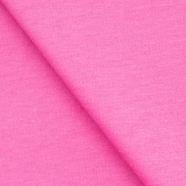 SINGLE JERSEY BAWEŁNIANY CIENKI - INTENSYWNY RÓŻ - 140 G/M2