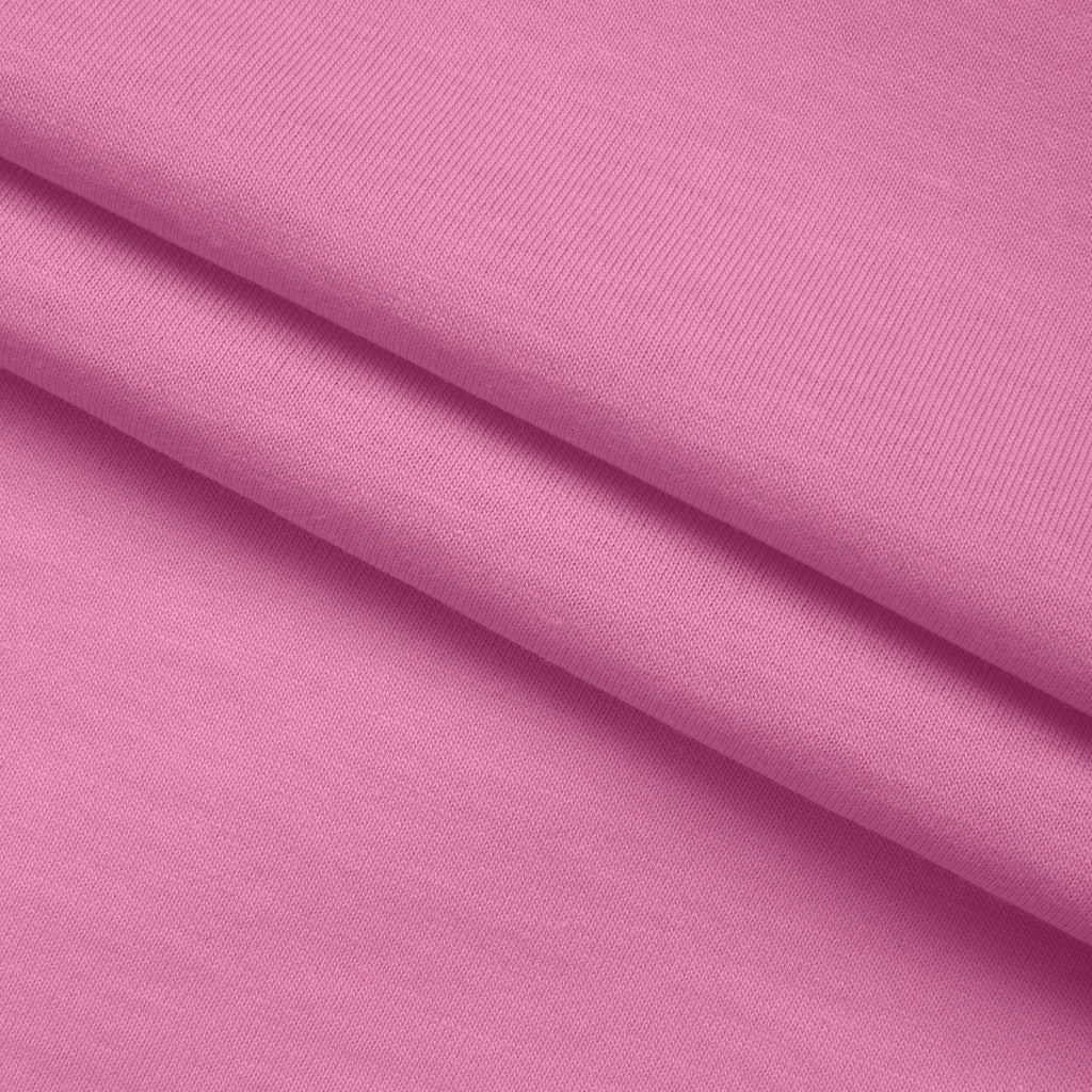 Dzianina single jersey 140 g/m² - intensywny róż