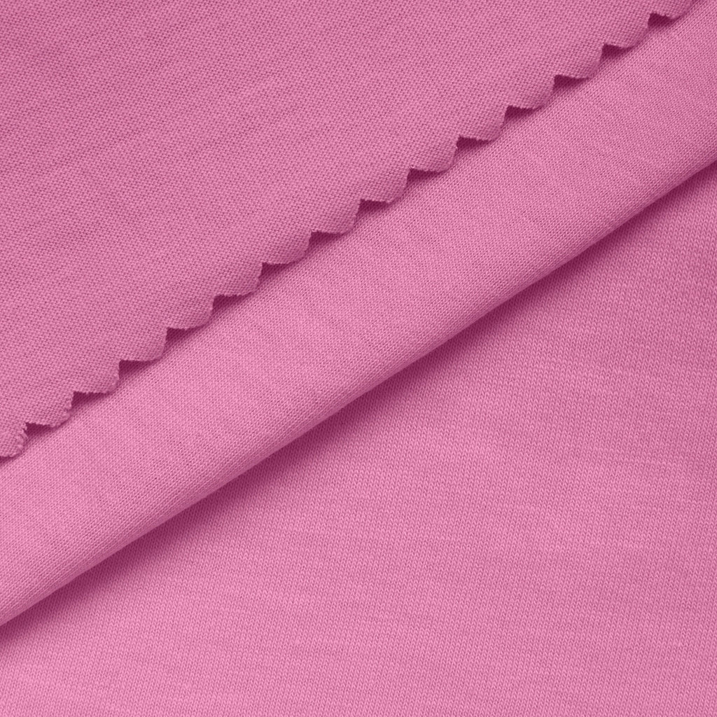 Dzianina single jersey 140 g/m² - intensywny róż