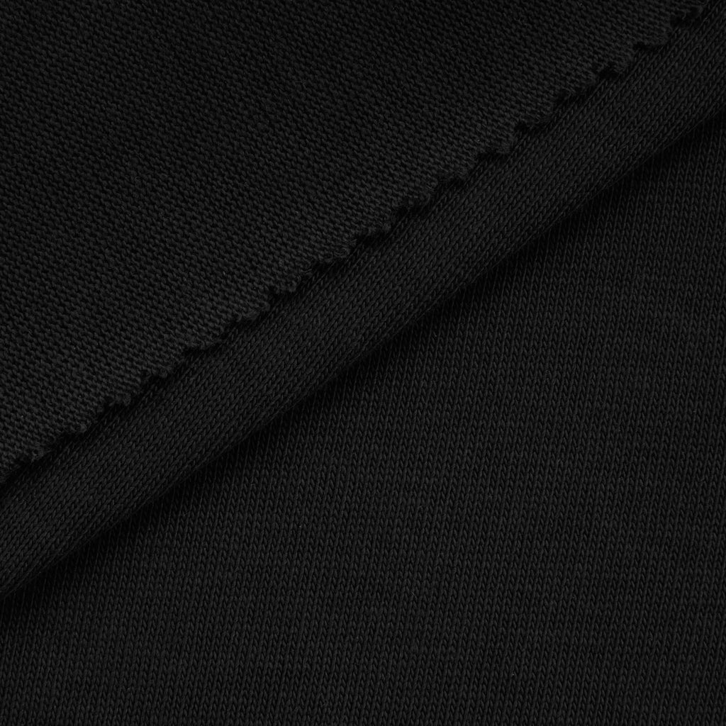 Dzianina single jersey 300 g/m² - czarny - szer. 210 cm