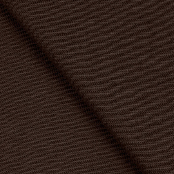 SINGLE JERSEY BAWEŁNIANY BARDZO GRUBY - KAWOWY BRĄZ - 300 G/M2