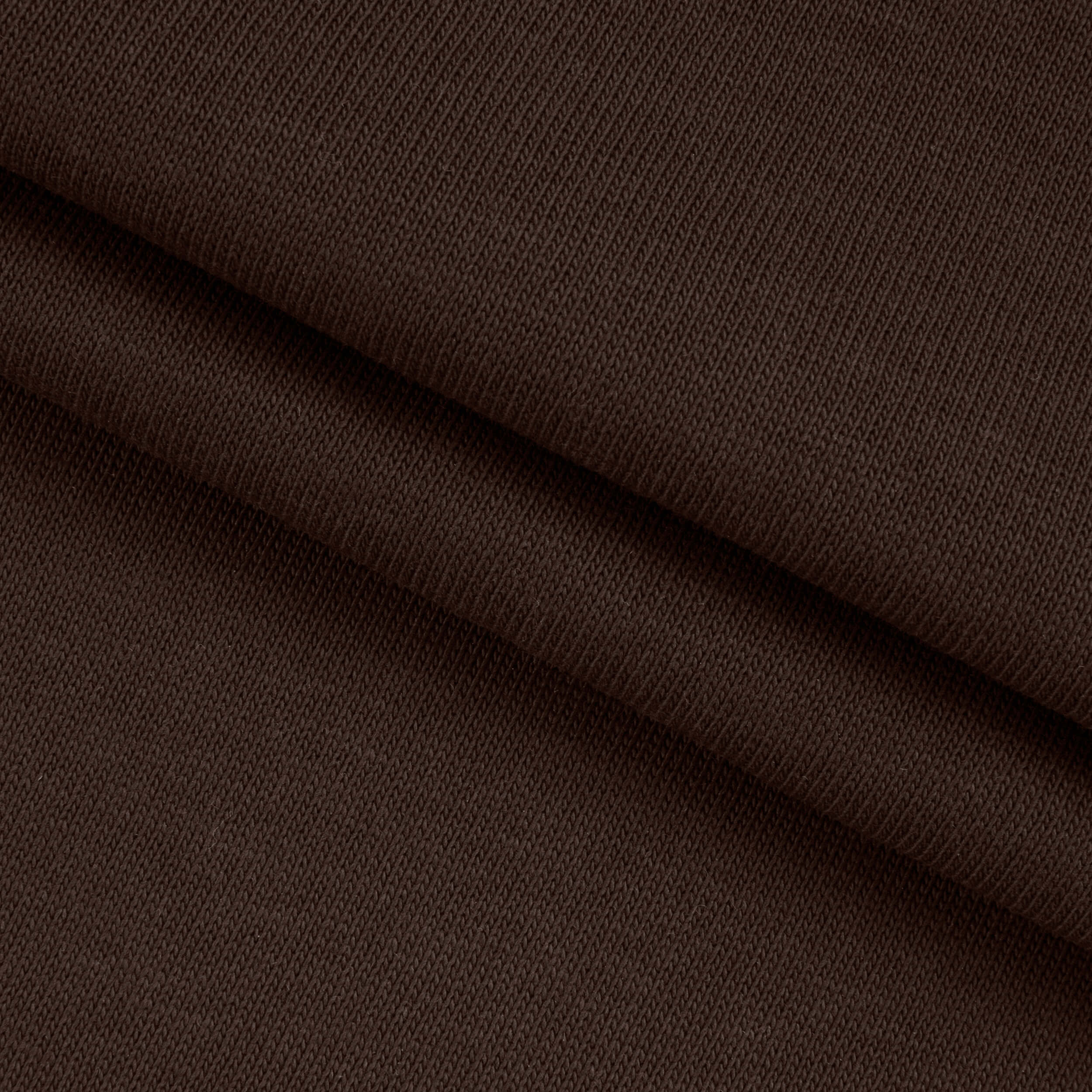 Dzianina single jersey 300 g/m² - kawowy brąz