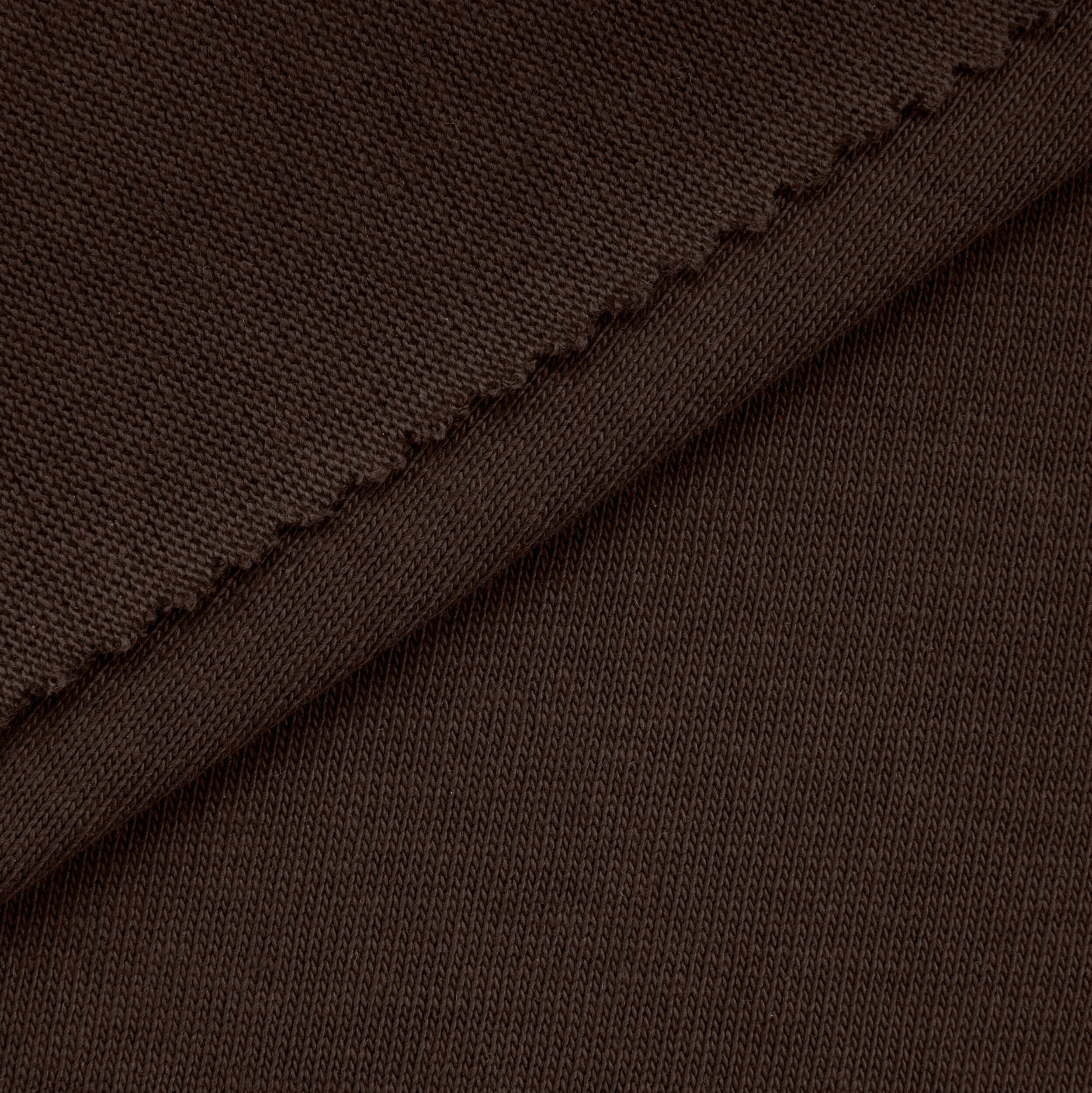 Dzianina single jersey 300 g/m² - kawowy brąz