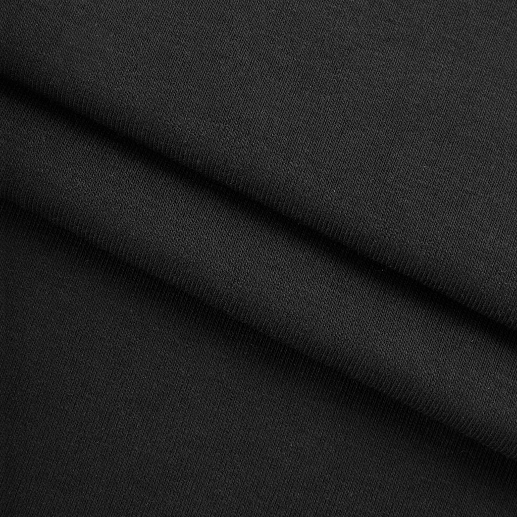 Dzianina single jersey 180 g/m² - czarny - szer. 170 cm