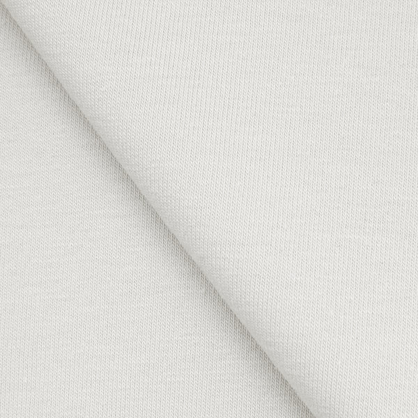 SINGLE JERSEY BAWEŁNIANY Z ELASTANEM - ŚNIEŻNA BIEL - 180 G/M2