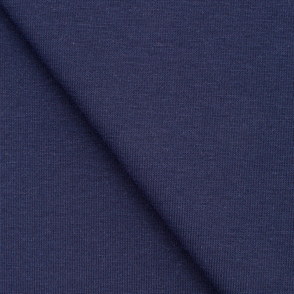SINGLE JERSEY BAWEŁNIANY Z ELASTANEM - GRANATOWY - 180 G/M2