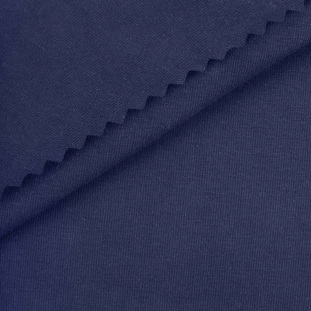 Dzianina single jersey 180 g/m² - granatowy