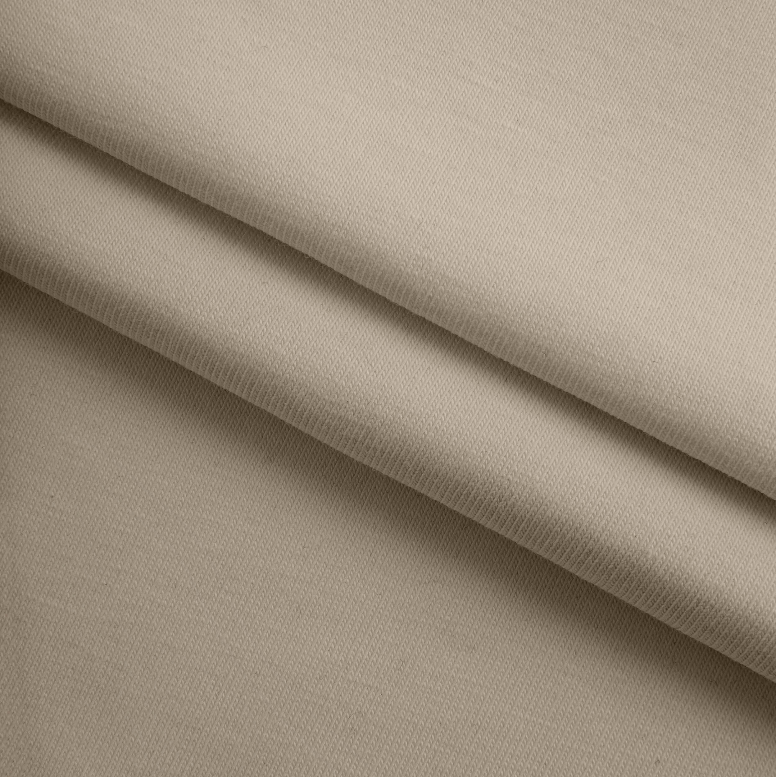 SINGLE JERSEY BAWEŁNIANY Z ELASTANEM - SZAROBEŻOWY TAUPE - 180 G/M2 Drugie zdjęcie produktu